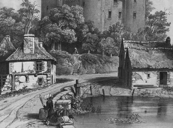 Das Schloss von Combourg (Detail)